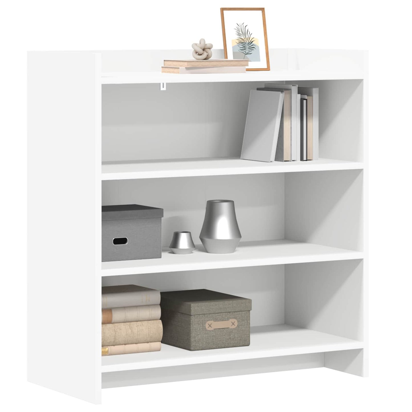 Serviesskap Hvit 75 x 36 x 80 cm Konstruert tre