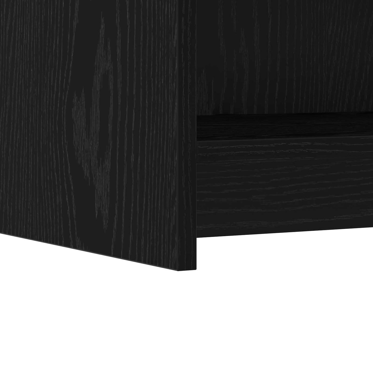 Serviesskap Svart eik 75 x 36 x 80 cm Konstruert tre