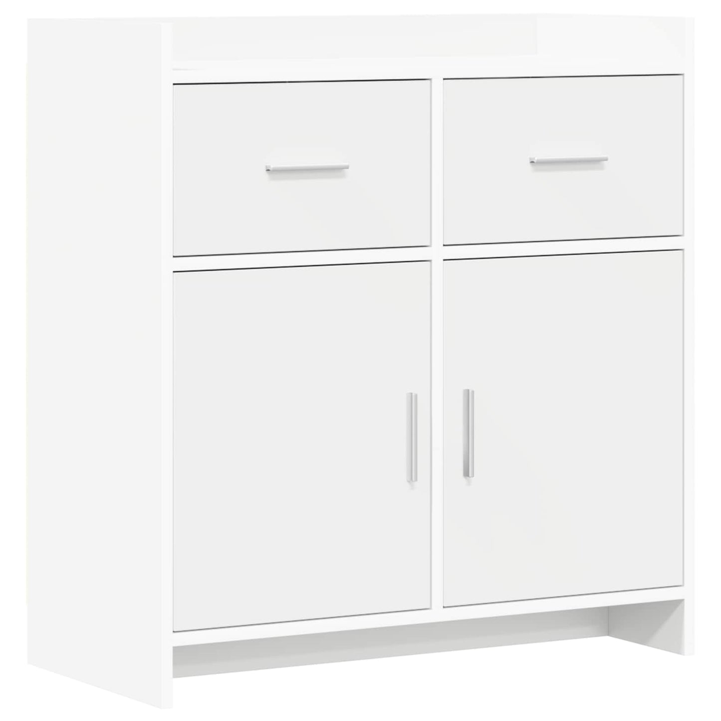 Serviesskap Hvit 75 x 36 x 80 cm Konstruert tre