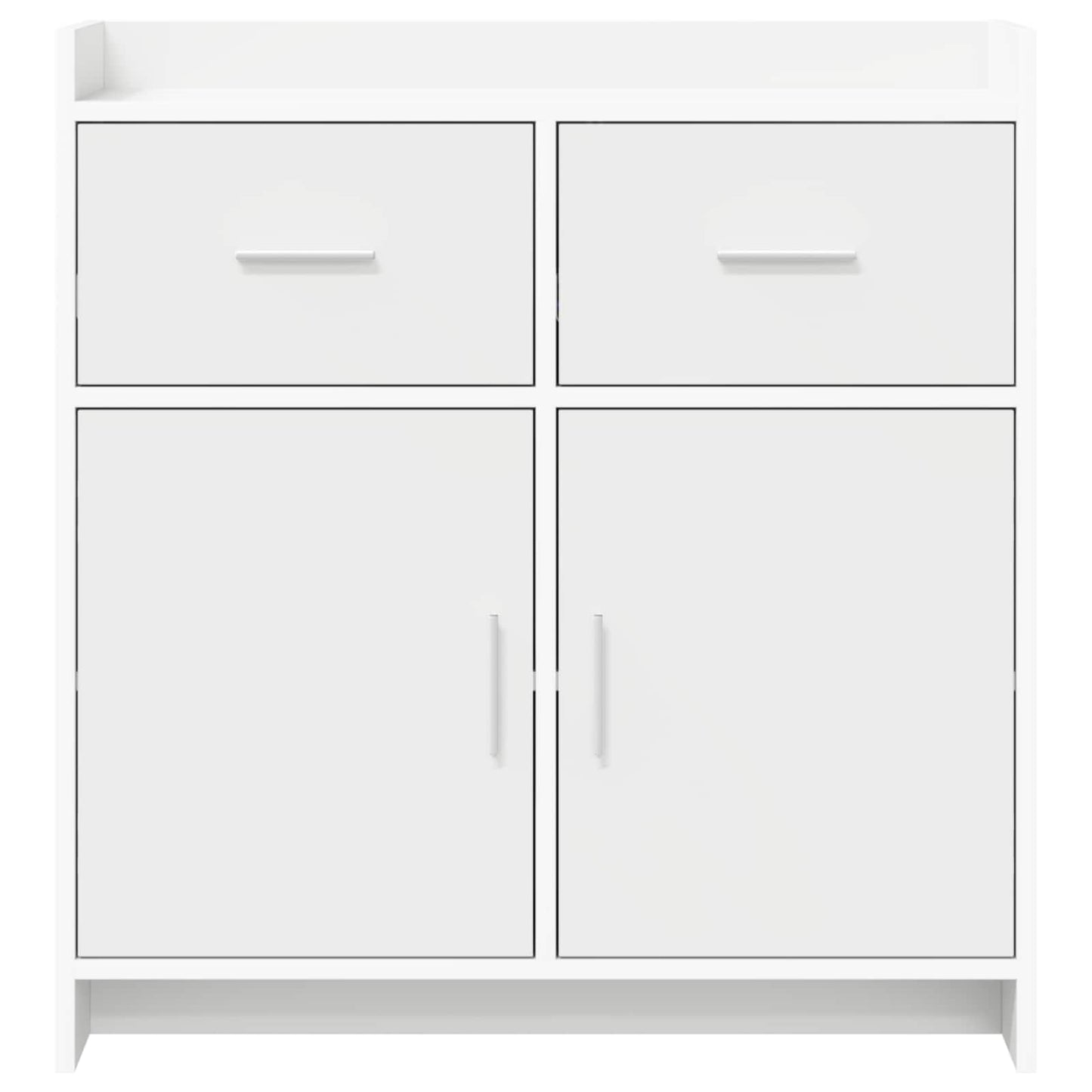 Serviesskap Hvit 75 x 36 x 80 cm Konstruert tre