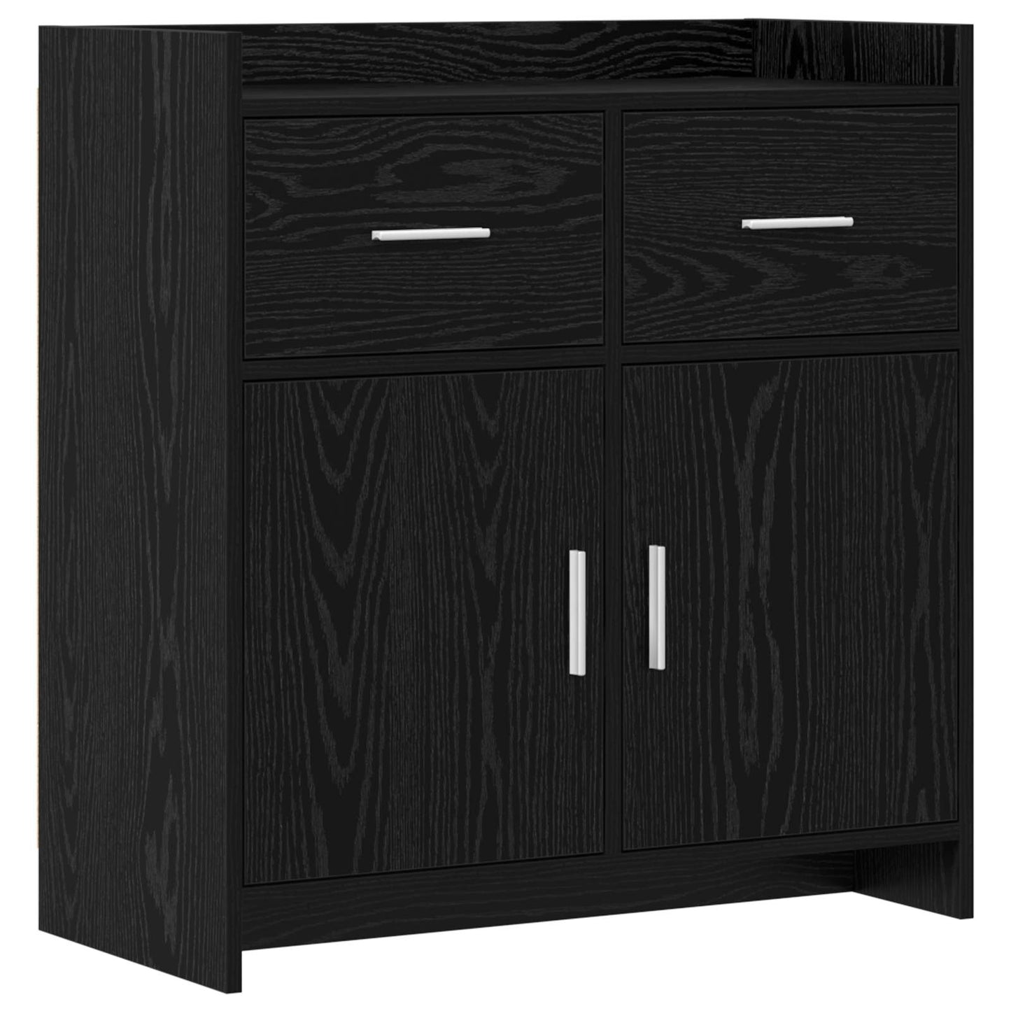 Serviesskap Svart eik 75 x 36 x 80 cm Konstruert tre