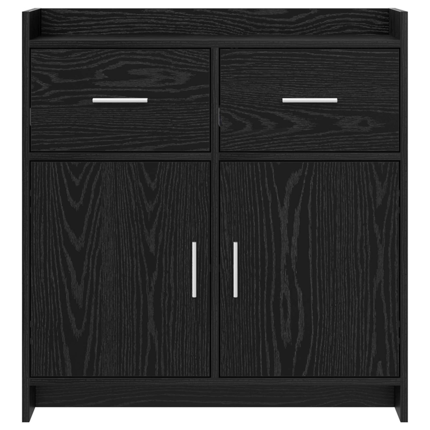 Serviesskap Svart eik 75 x 36 x 80 cm Konstruert tre
