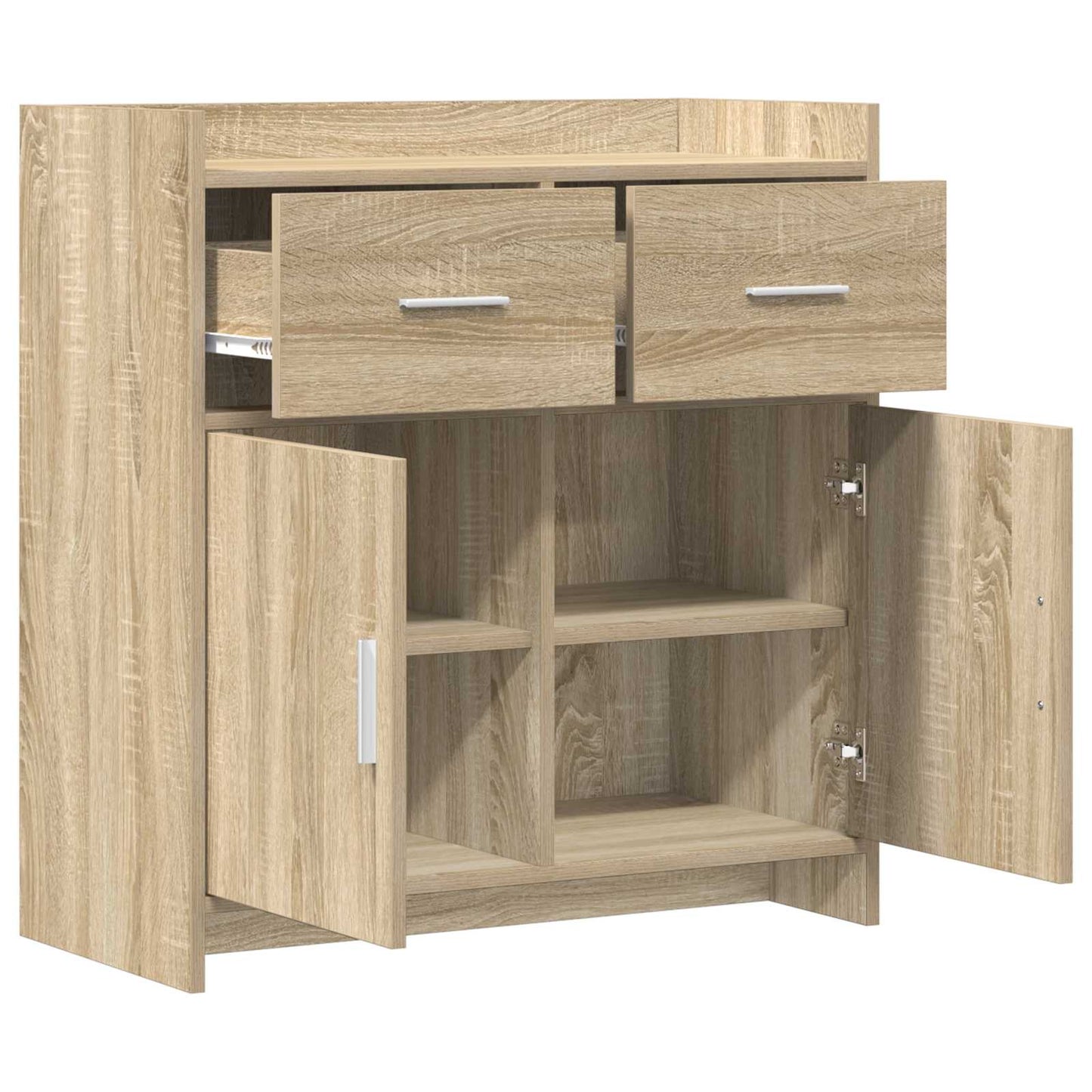 Serviesskap Sonoma eik 75 x 36 x 80 cm Konstruert tre