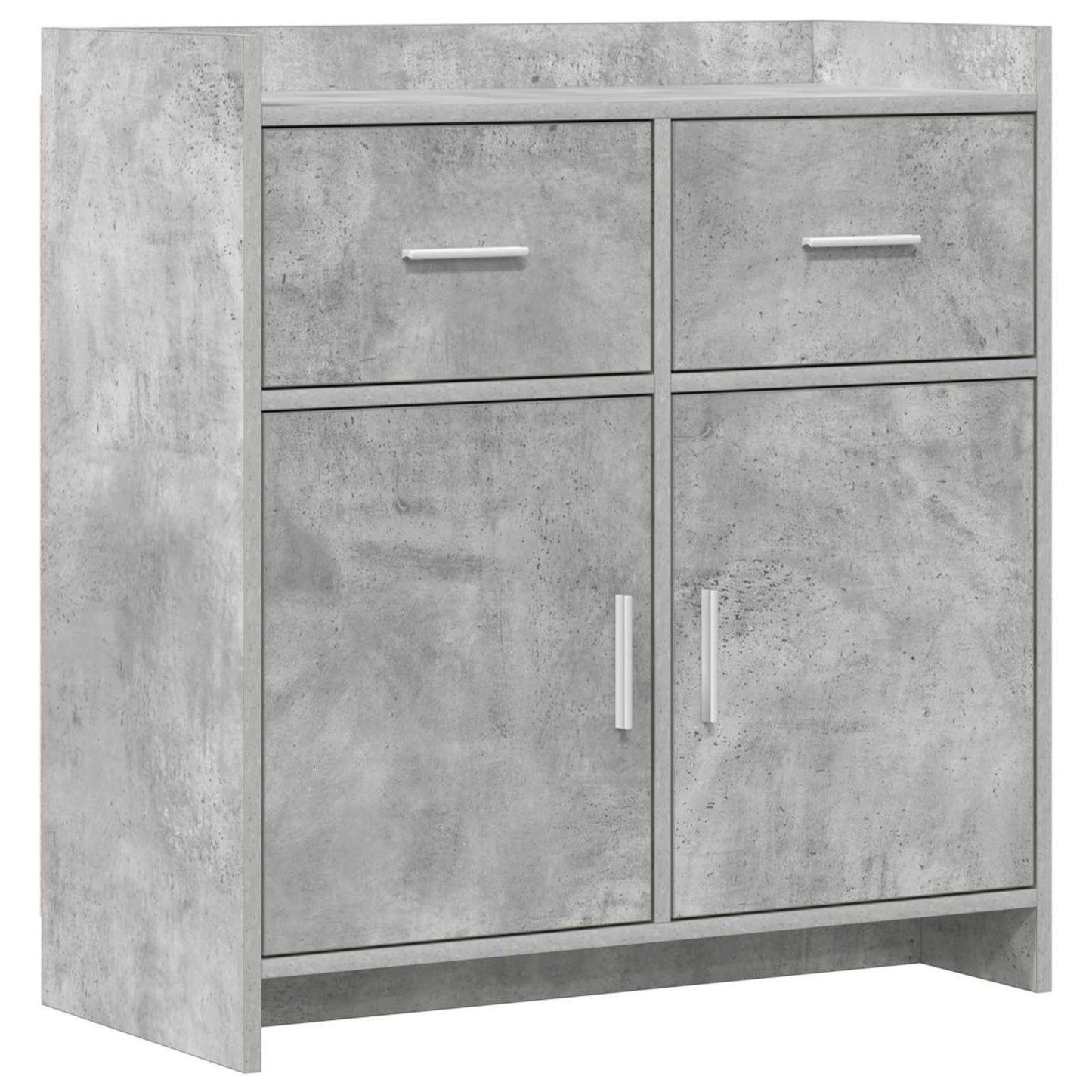 Serviesskap Betonggrå 75 x 36 x 80 cm Konstruert tre