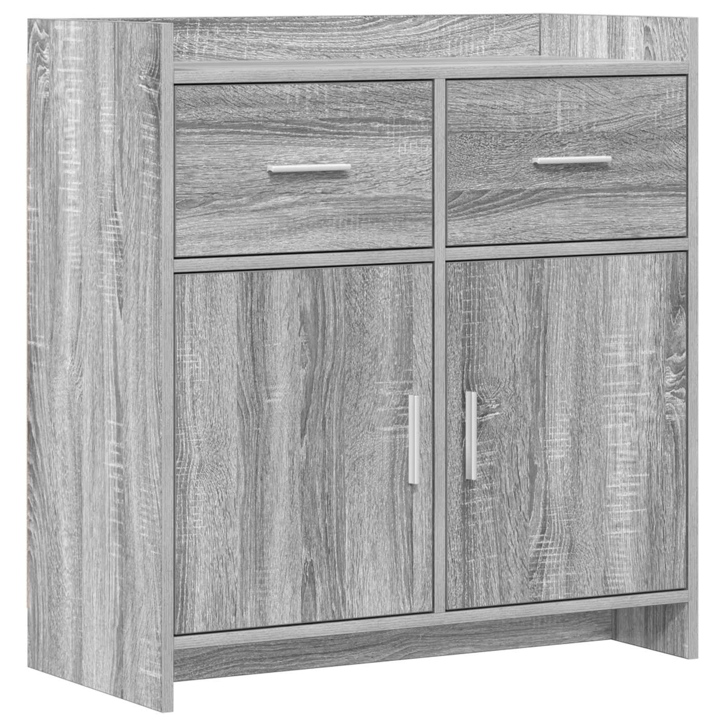 Serviesskap Grå Sonoma 75 x 36 x 80 cm Konstruert tre