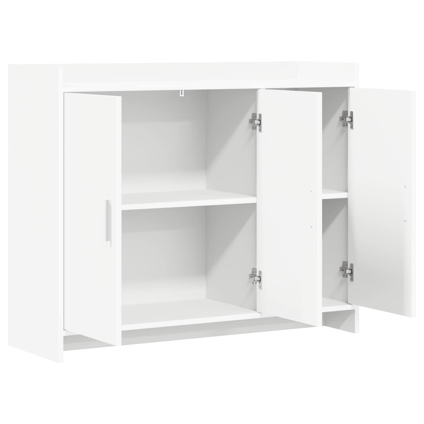 Serviesskap Hvit 98,5 x 33 x 80 cm Konstruert tre