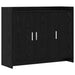 Serviesskap Svart eik 98,5 x 33 x 80 cm Konstruert tre