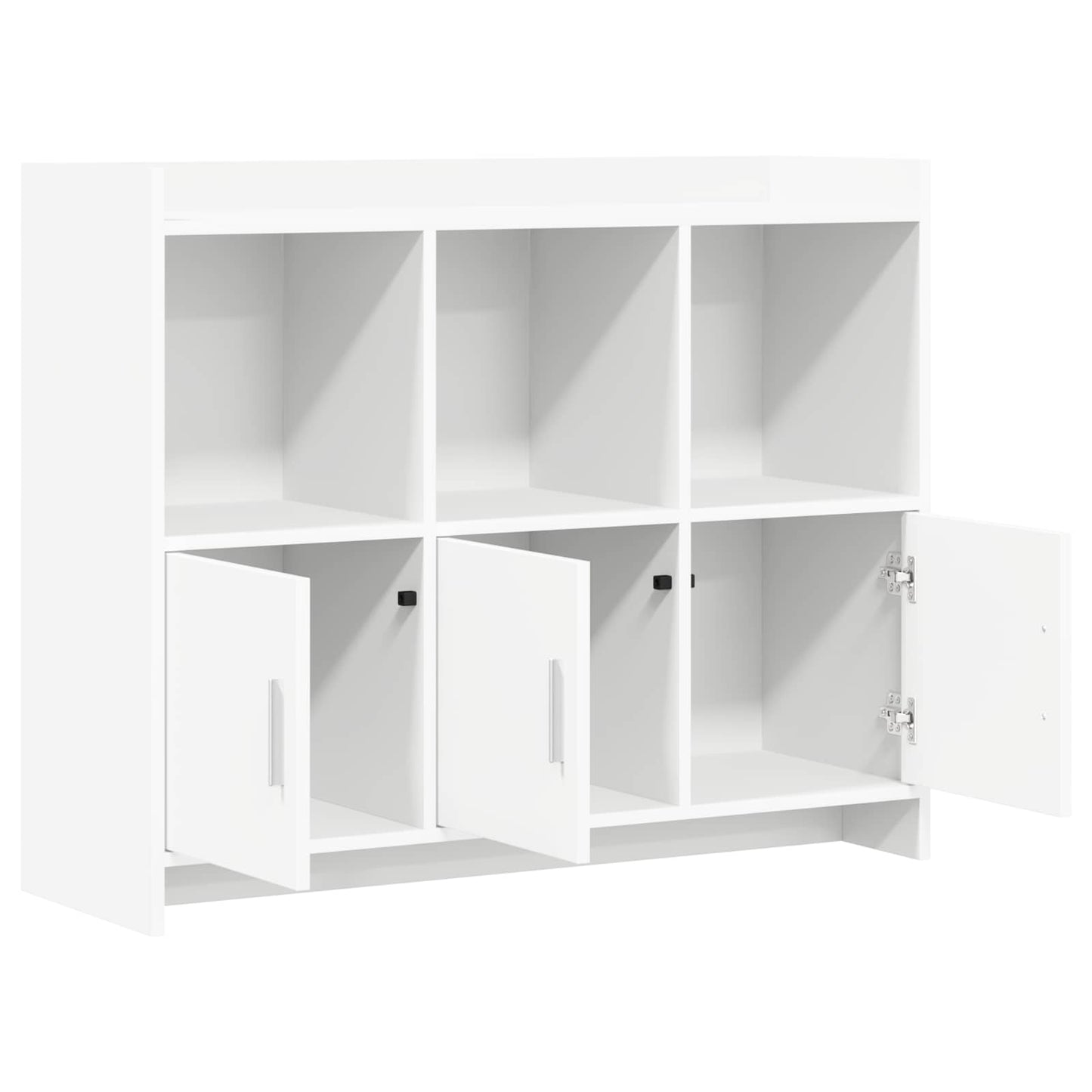 Serviesskap Hvit 98,5 x 33 x 80 cm Konstruert tre