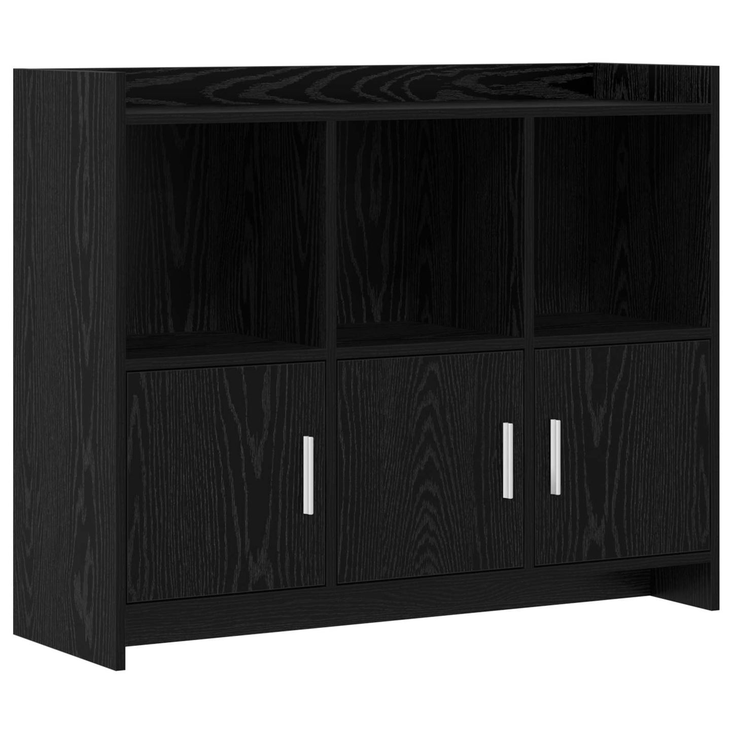 Serviesskap Svart eik 98,5 x 33 x 80 cm Konstruert tre