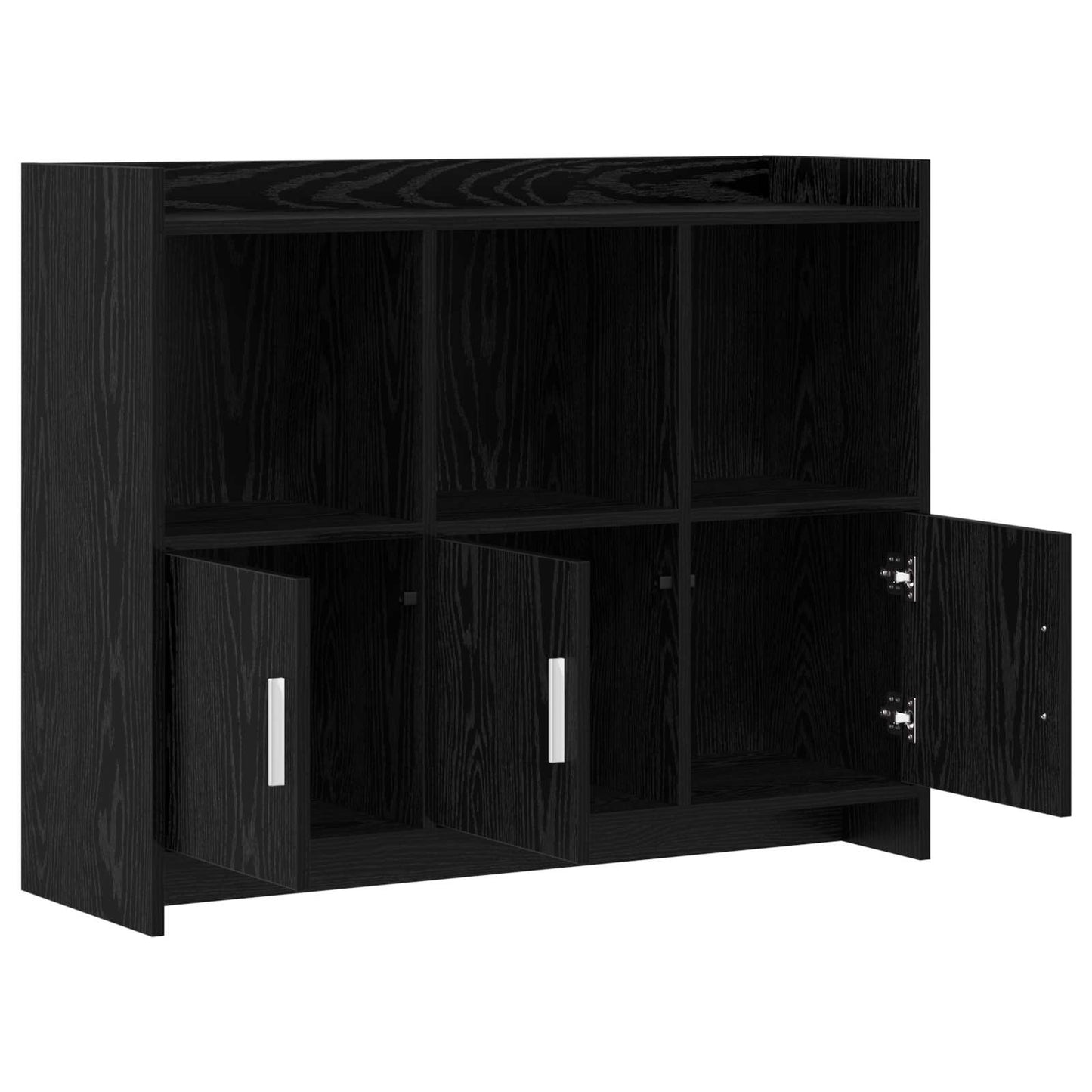 Serviesskap Svart eik 98,5 x 33 x 80 cm Konstruert tre