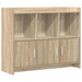 Serviesskap Sonoma eik 98,5 x 33 x 80 cm Konstruert tre