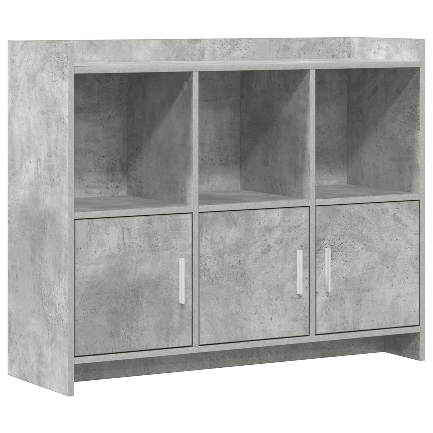 Serviesskap Betonggrå 98,5 x 33 x 80 cm Konstruert tre