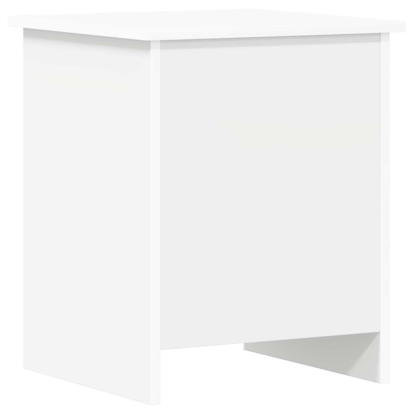 Oppbevaringskiste Hvit 40 x 40 x 50 cm Konstruert tre