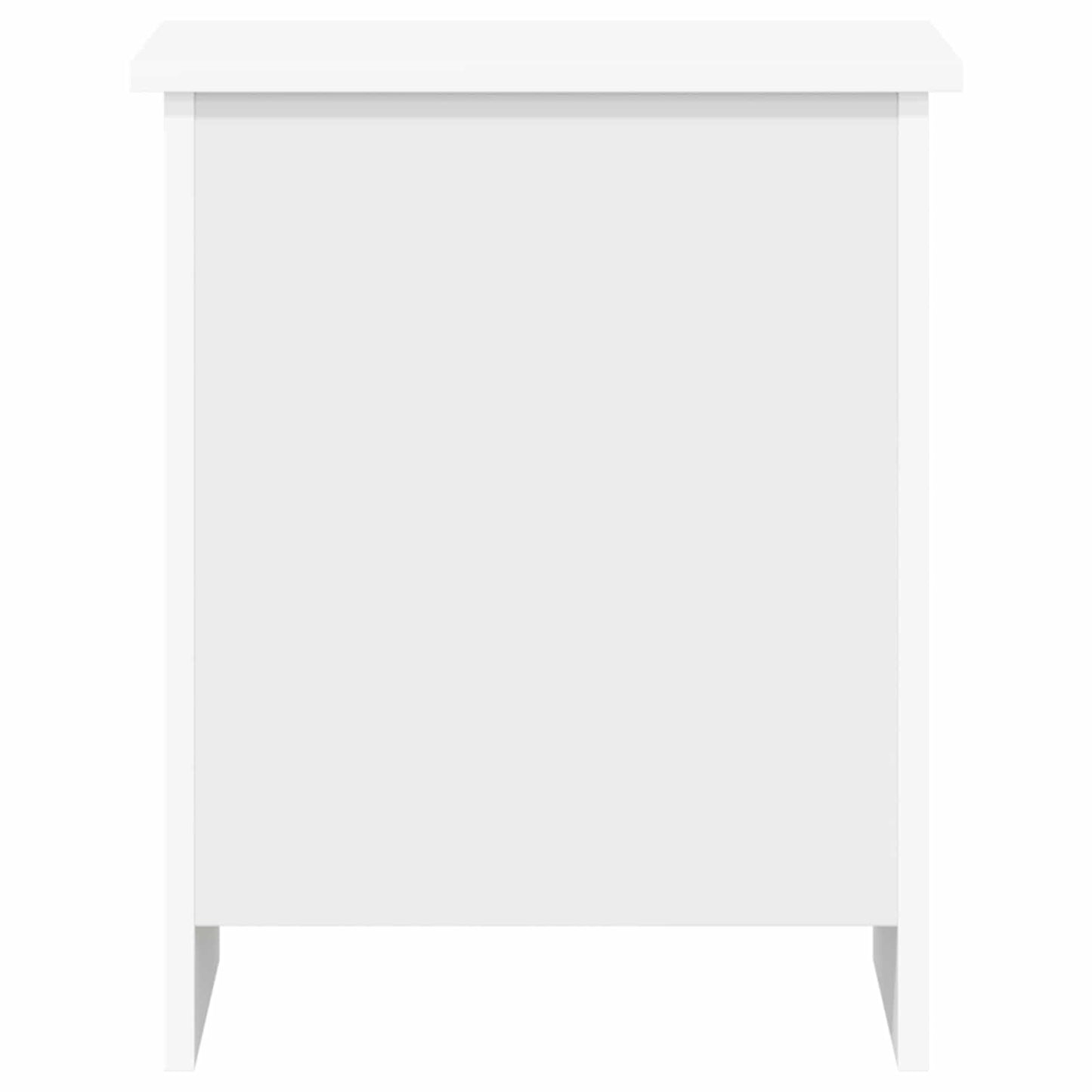 Oppbevaringskiste Hvit 40 x 40 x 50 cm Konstruert tre