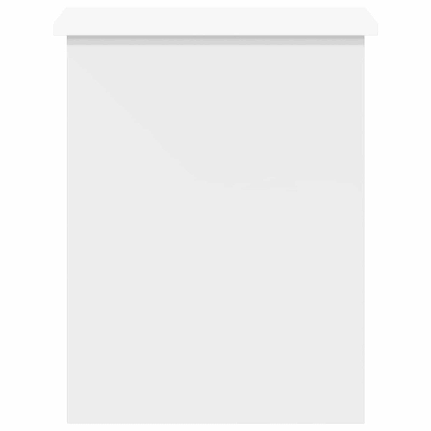 Oppbevaringskiste Hvit 40 x 40 x 50 cm Konstruert tre