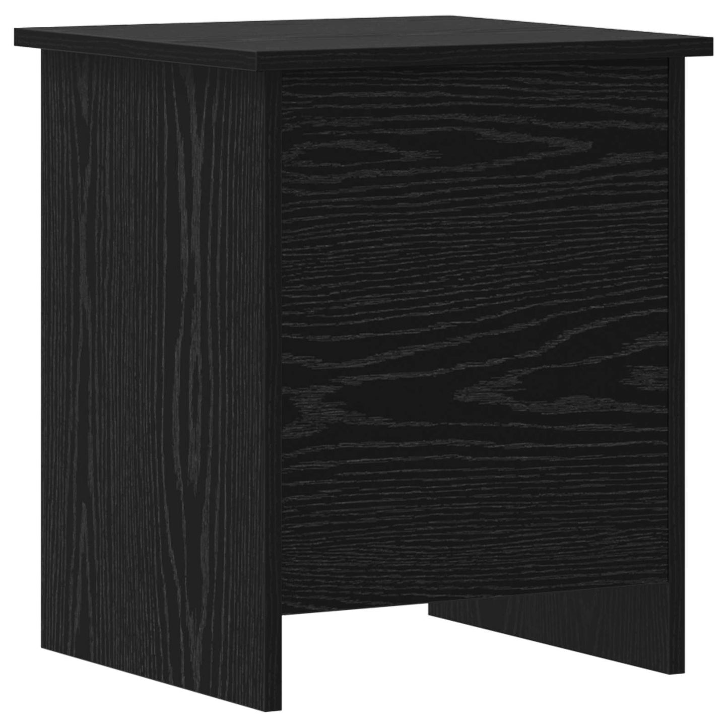 Oppbevaringskiste Svart eik 40 x 40 x 50 cm Konstruert tre