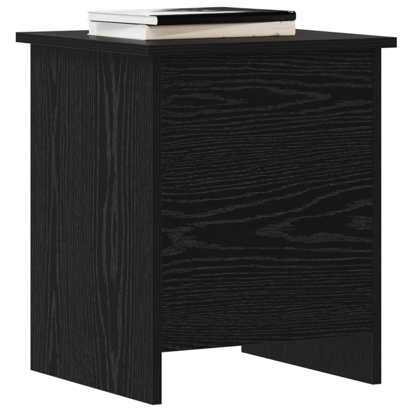 Oppbevaringskiste Svart eik 40 x 40 x 50 cm Konstruert tre