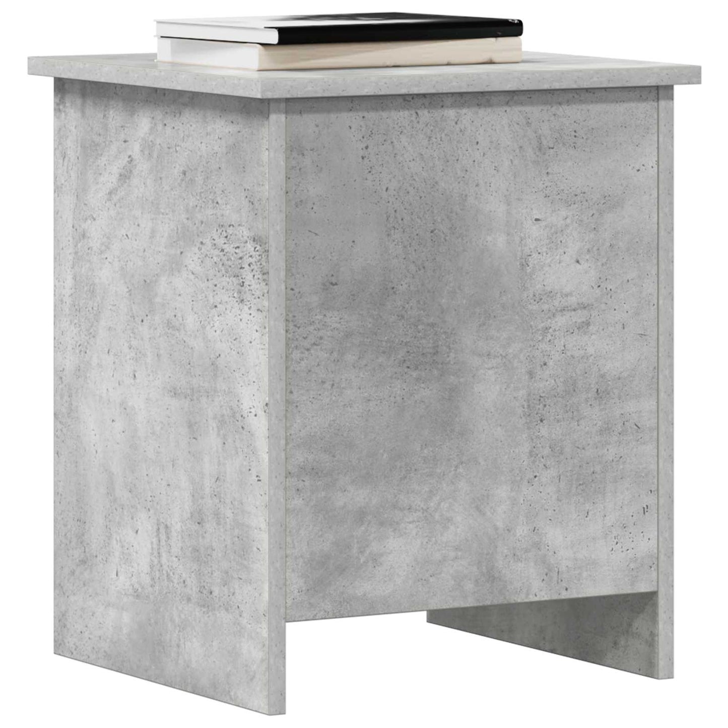 Oppbevaringskiste Betonggrå 40 x 40 x 50 cm Konstruert tre