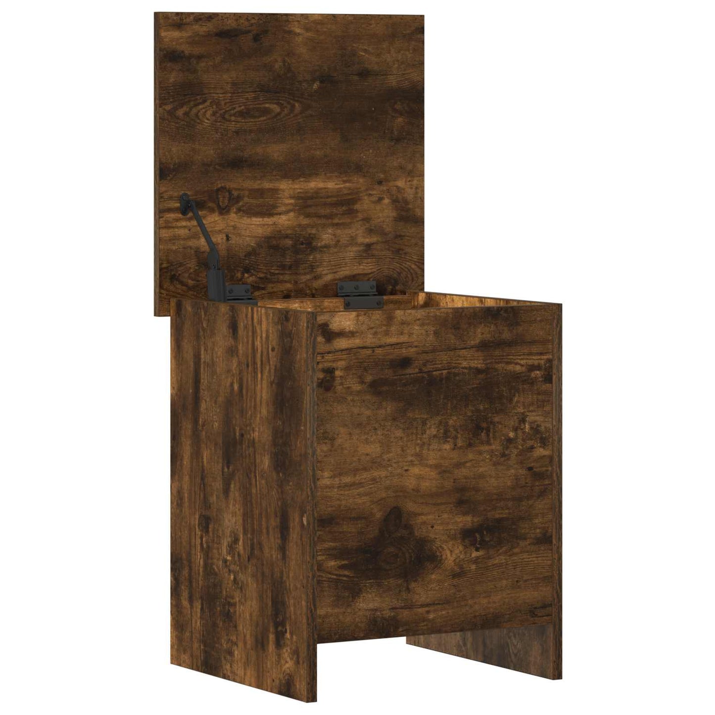 Oppbevaringskiste Røkt Eik 40 x 40 x 50 cm Konstruert tre
