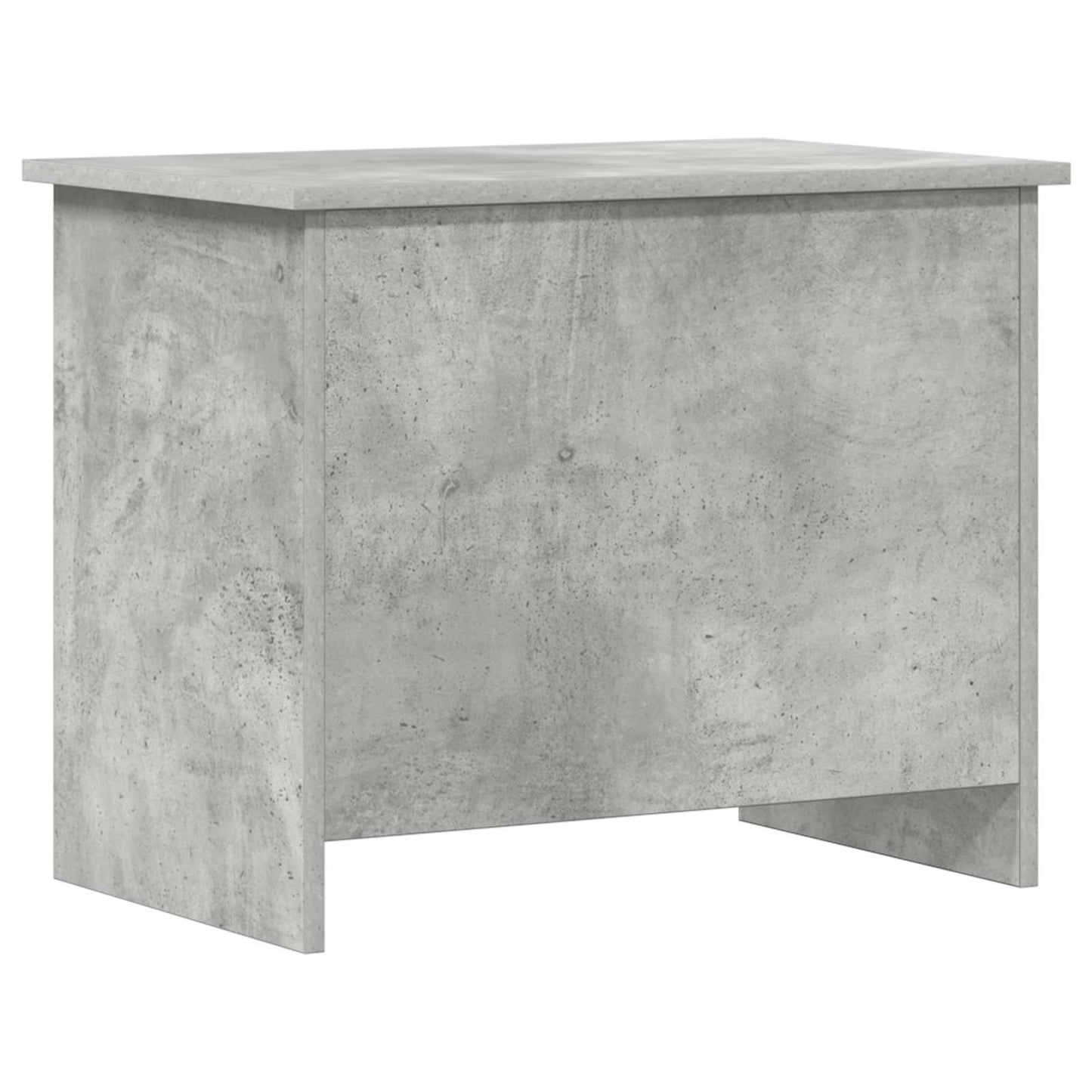Oppbevaringskiste Betonggrå 60 x 40 x 50 cm Konstruert tre