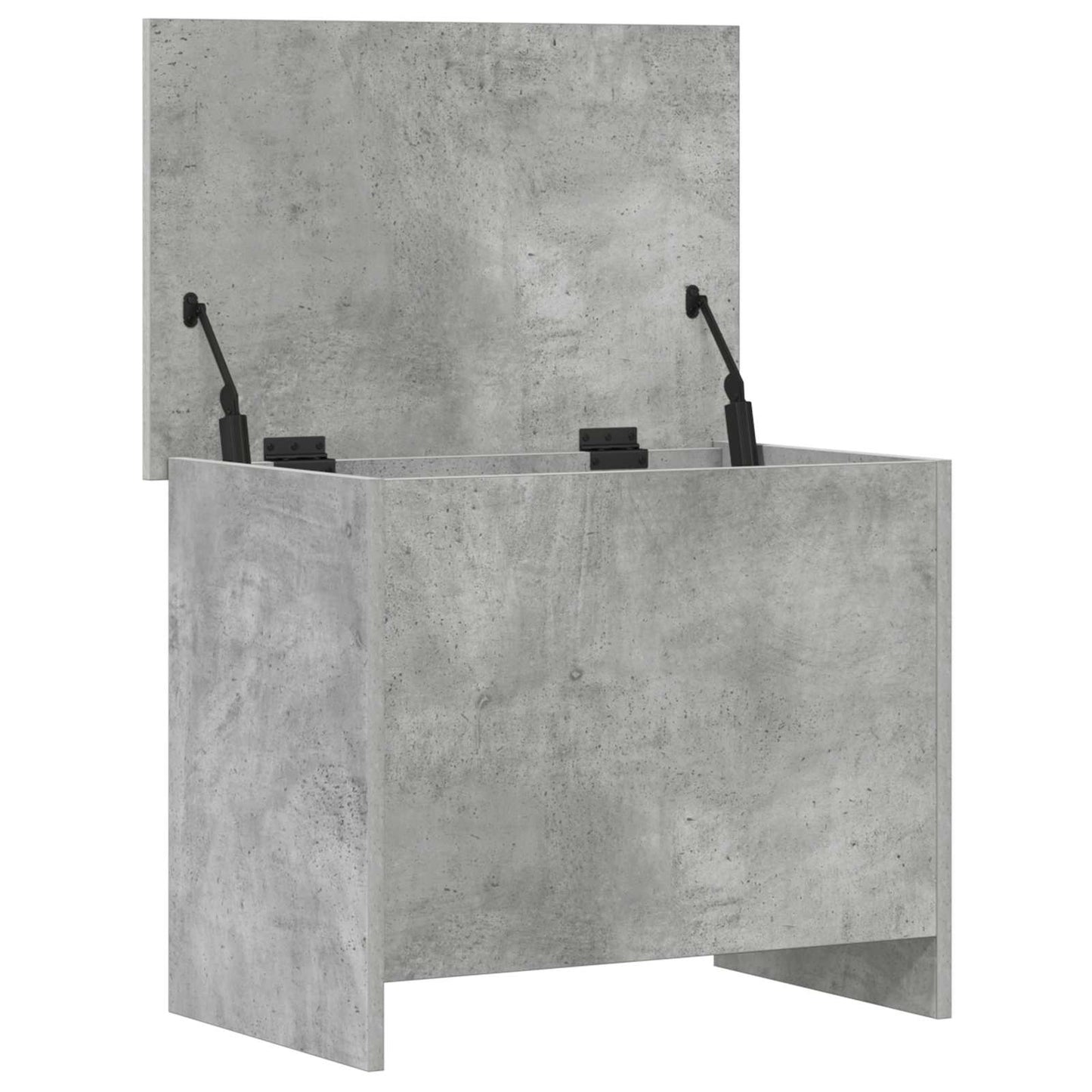 Oppbevaringskiste Betonggrå 60 x 40 x 50 cm Konstruert tre
