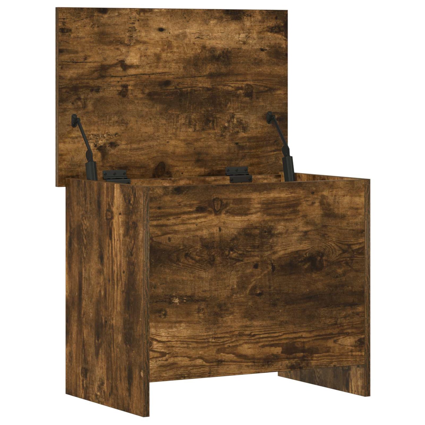 Oppbevaringskiste Røkt Eik 60 x 40 x 50 cm Konstruert tre