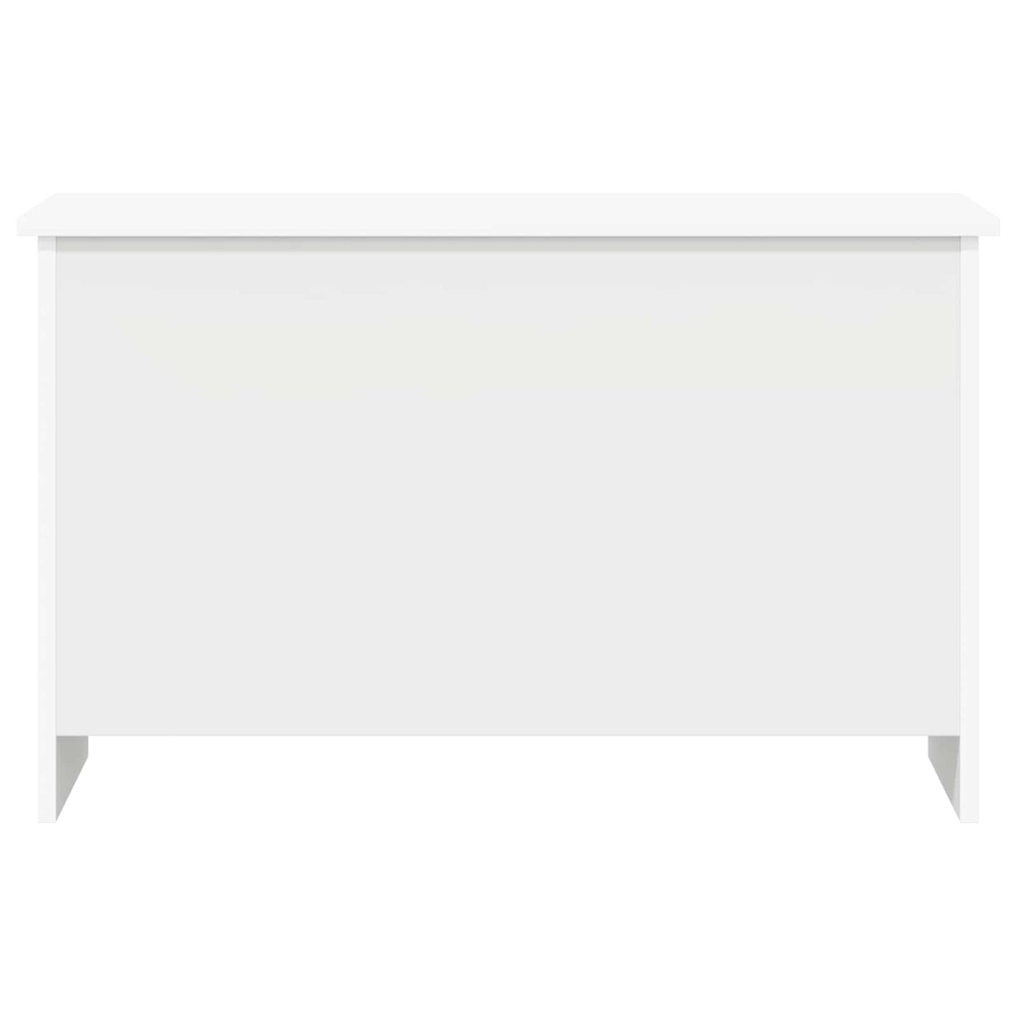 Oppbevaringskiste Hvit 80 x 40 x 50 cm Konstruert tre