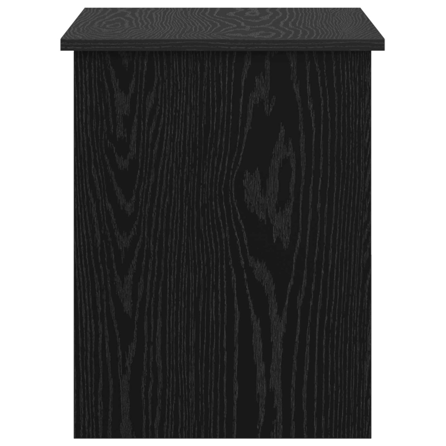 Oppbevaringskiste Svart eik 80 x 40 x 50 cm Konstruert tre