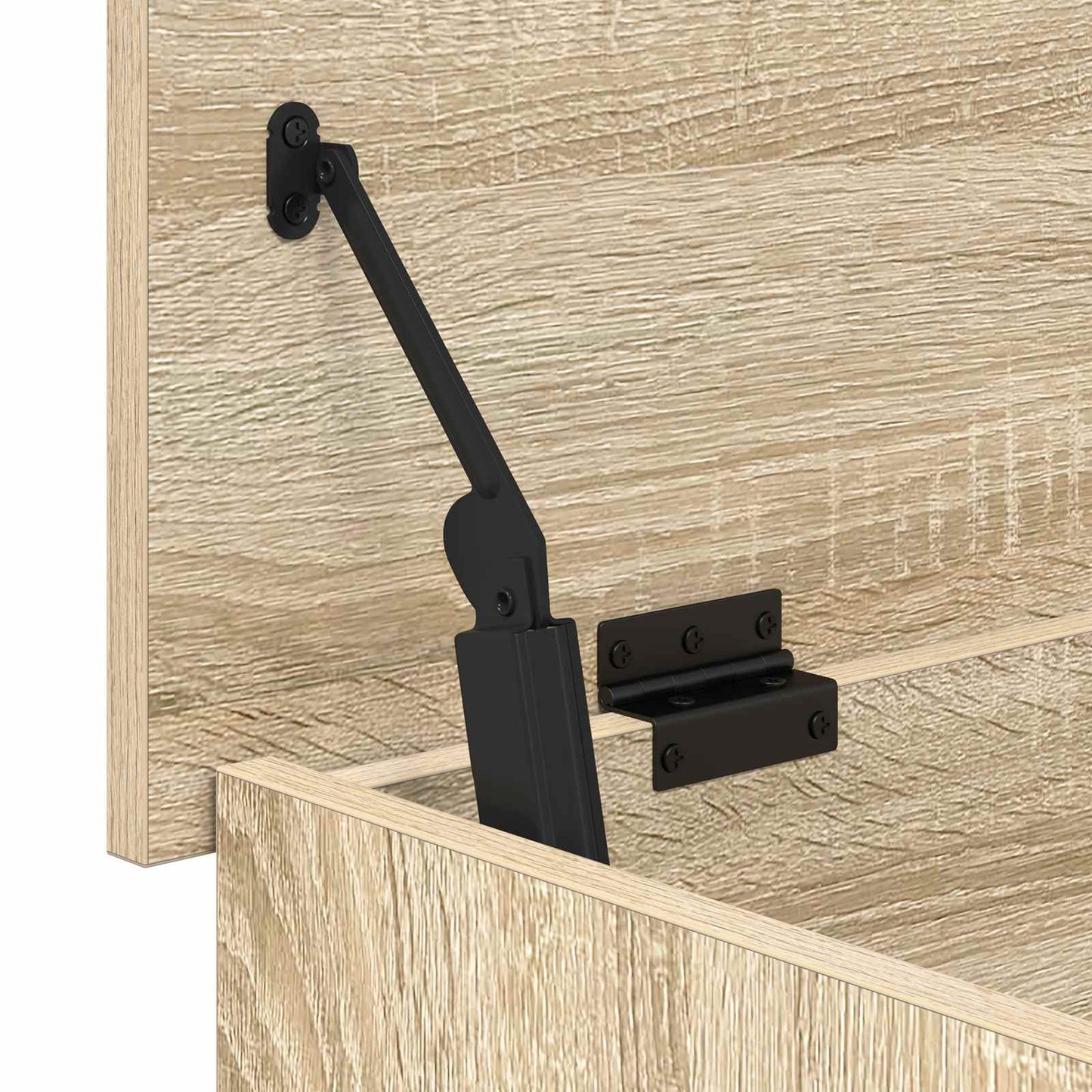 Oppbevaringskiste Sonoma eik 80 x 40 x 50 cm Konstruert tre