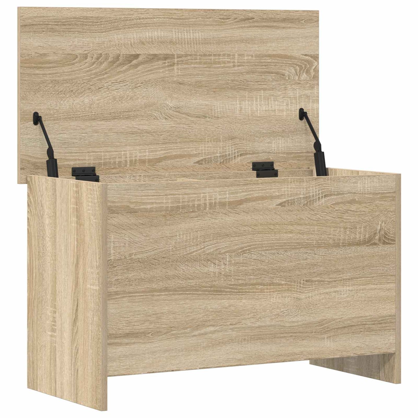 Oppbevaringskiste Sonoma eik 80 x 40 x 50 cm Konstruert tre