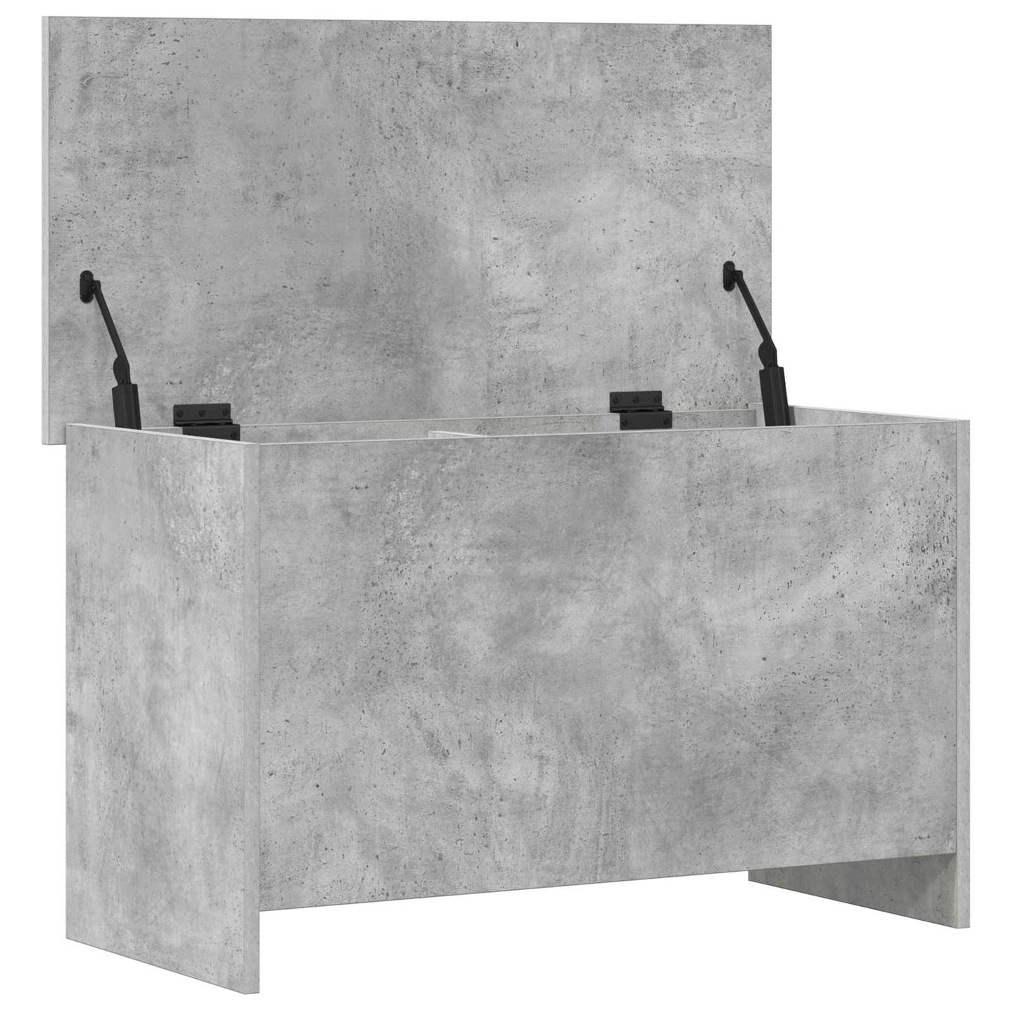 Oppbevaringskiste Betonggrå 80 x 40 x 50 cm Konstruert tre