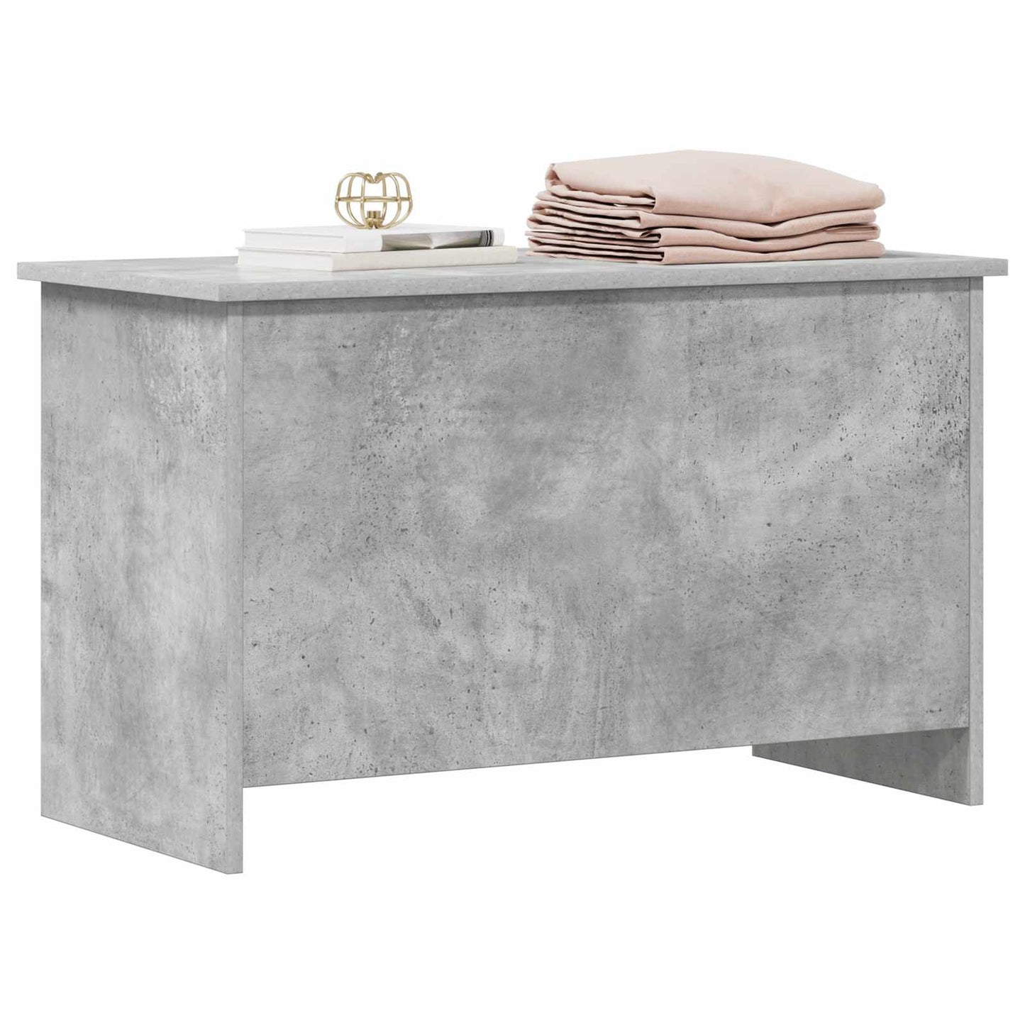 Oppbevaringskiste Betonggrå 80 x 40 x 50 cm Konstruert tre