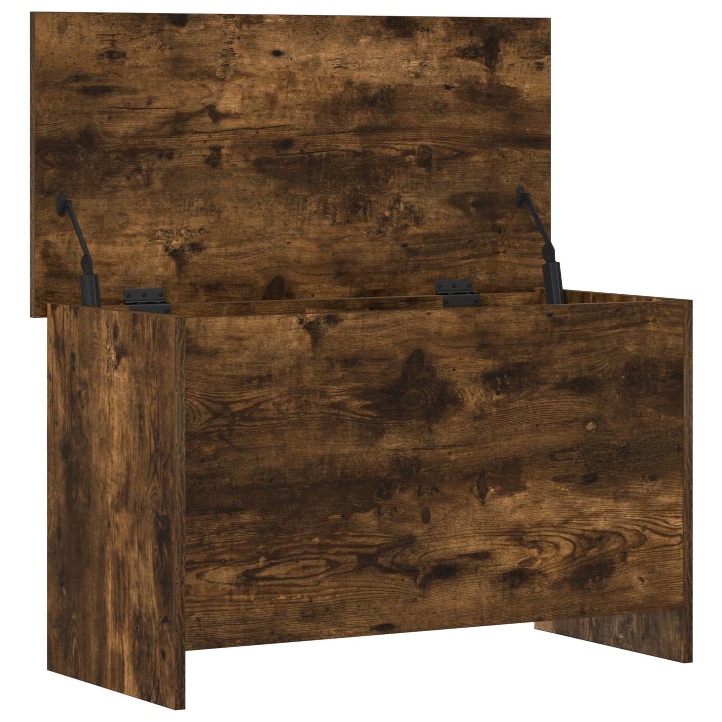 Oppbevaringskiste Røkt Eik 80 x 40 x 50 cm Konstruert tre