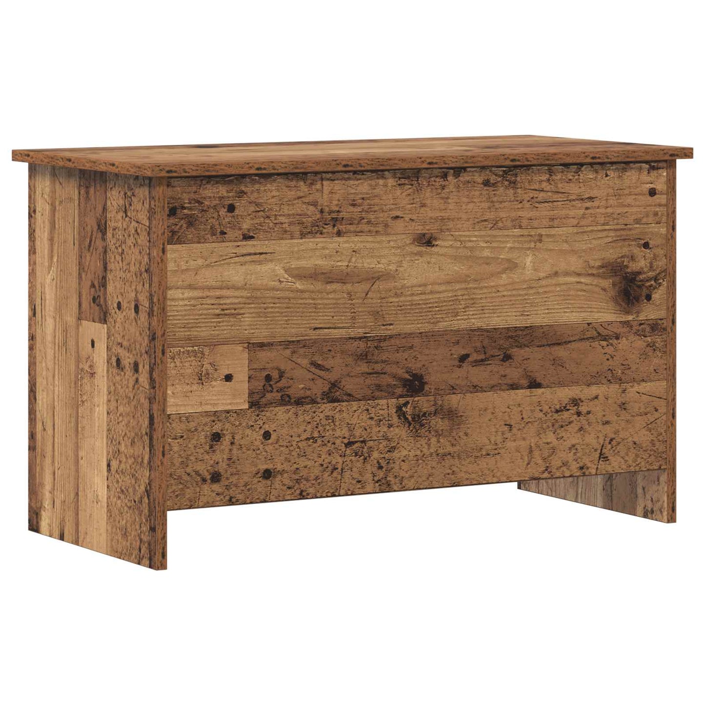 Oppbevaringskiste Gammelt tre 80 x 40 x 50 cm Konstruert tre