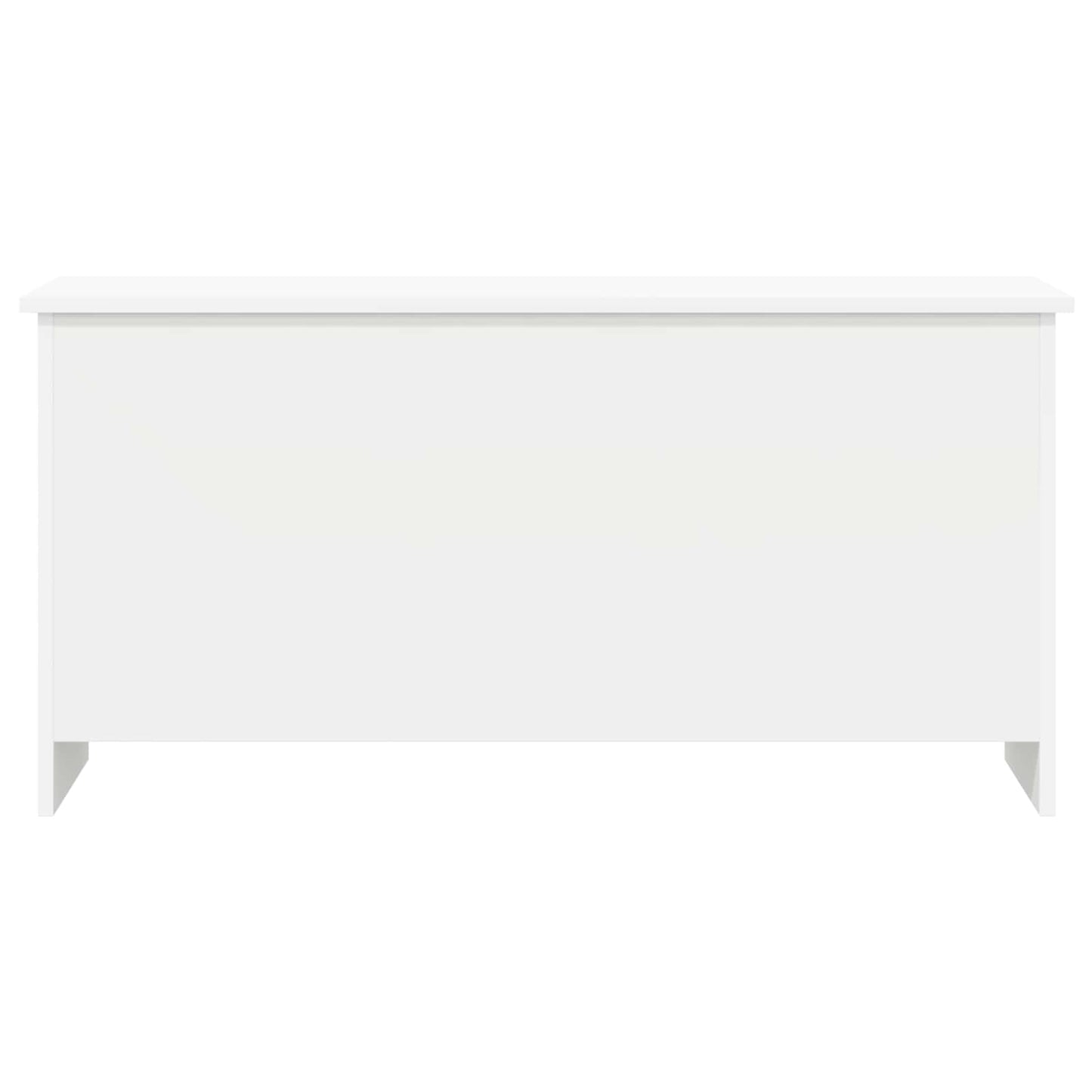 Oppbevaringskiste Hvit 100 x 40 x 50 cm Konstruert tre