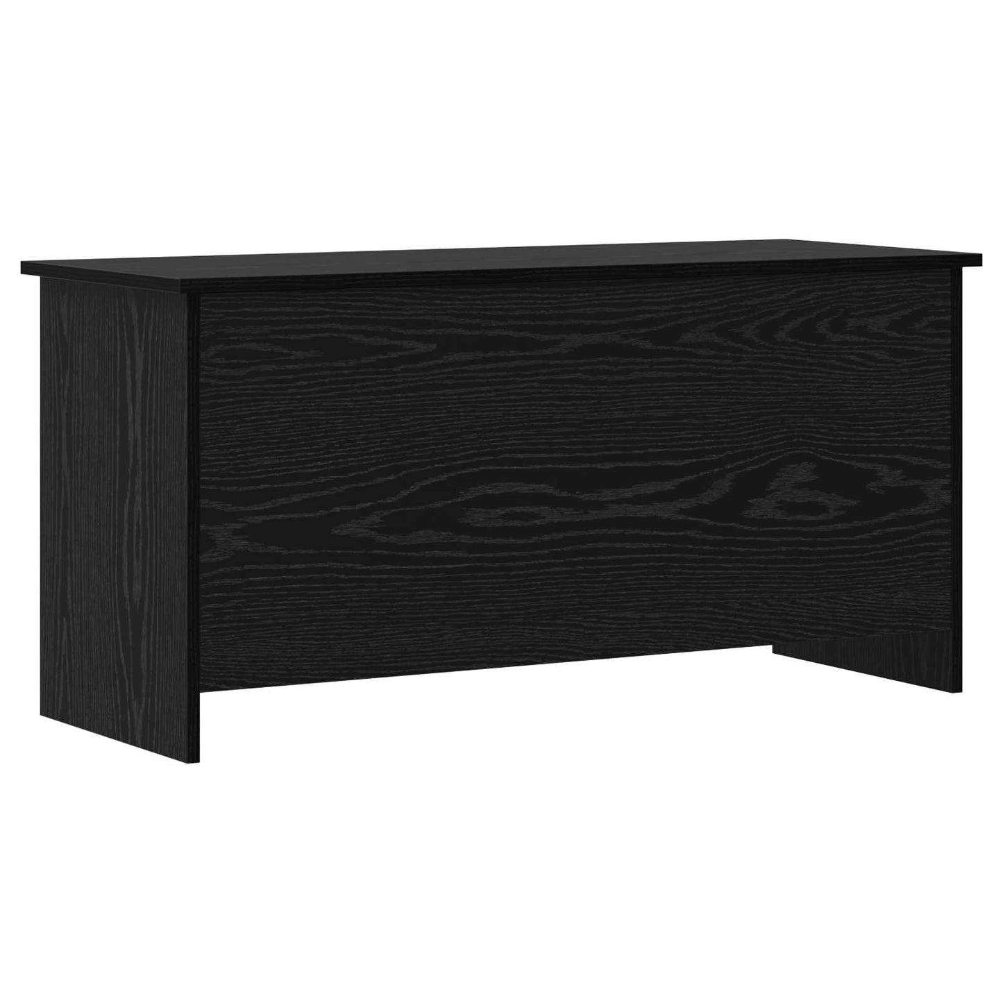 Oppbevaringskiste Svart eik 100 x 40 x 50 cm Konstruert tre