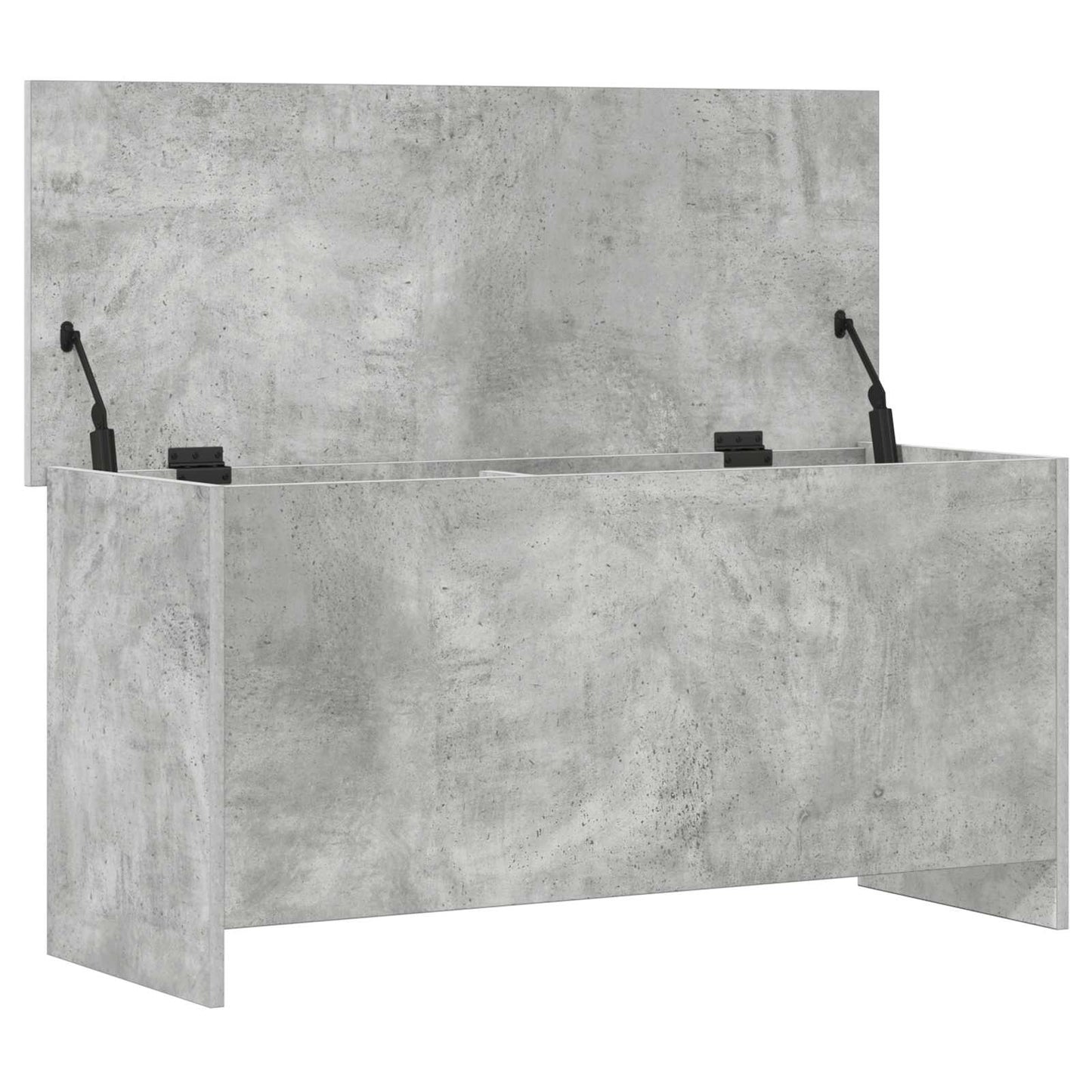 Oppbevaringskiste Betonggrå 100 x 40 x 50 cm Konstruert tre