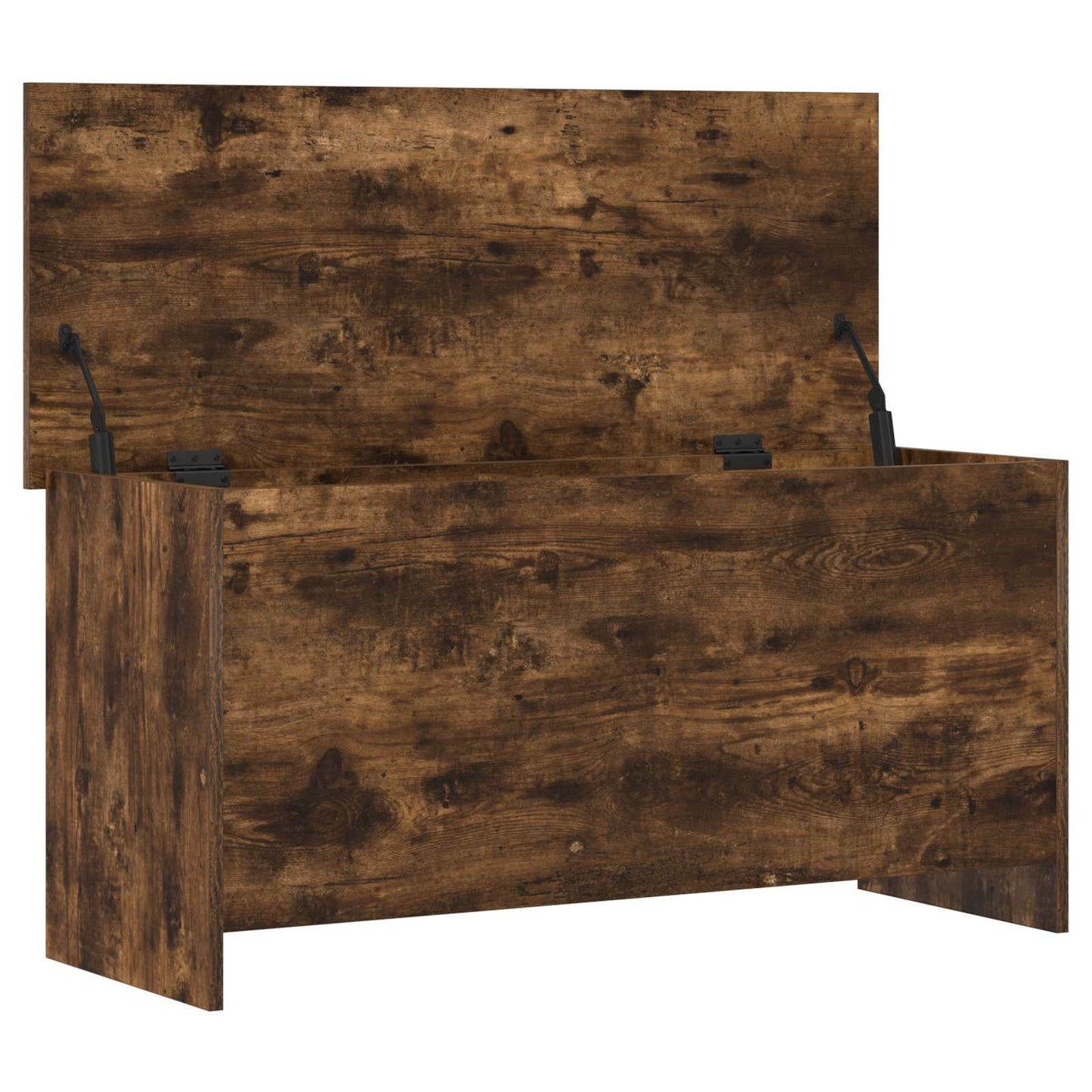 Oppbevaringskiste Røkt Eik 100 x 40 x 50 cm Konstruert tre