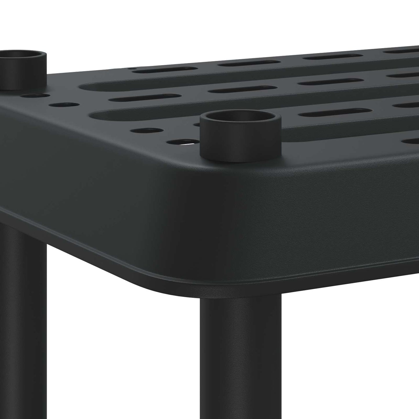 Hyllesystem 4 nivåer 100 x 40 x 136,5 cm PP Antrasitt
