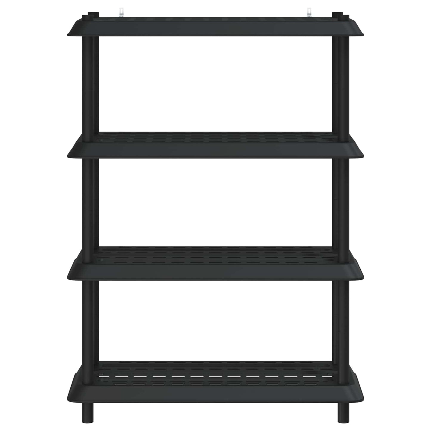 Hyllesystem 4 nivåer 100 x 40 x 136,5 cm PP Antrasitt