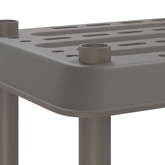 Hyllesystem 5 nivåer 100 x 40 x 177 cm PP Lysegrå