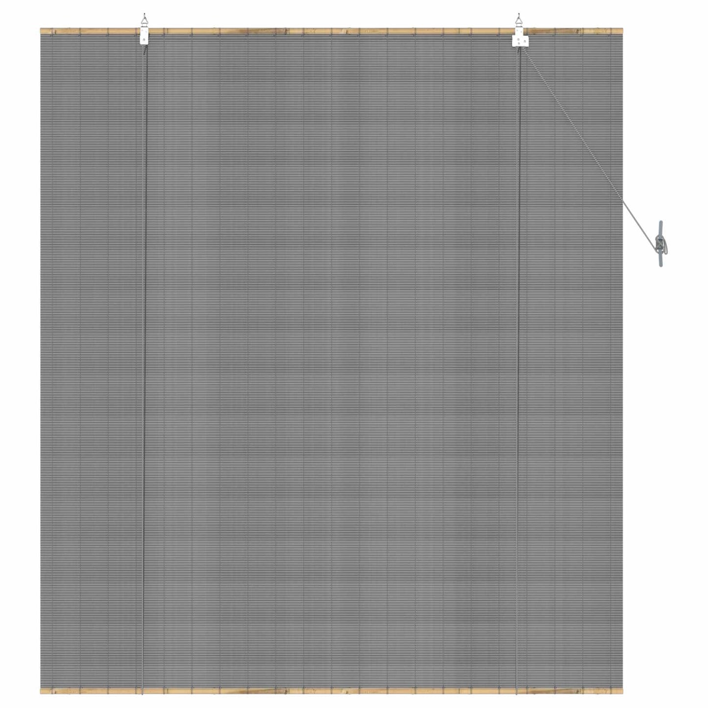 Rullegardin Grå 160 x 160 cm Bambus