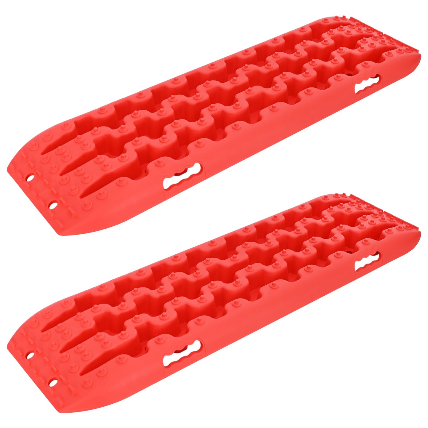Traction Board 2 pcs Rød 106 x 30,5 x 7 cm Forsterket nylon