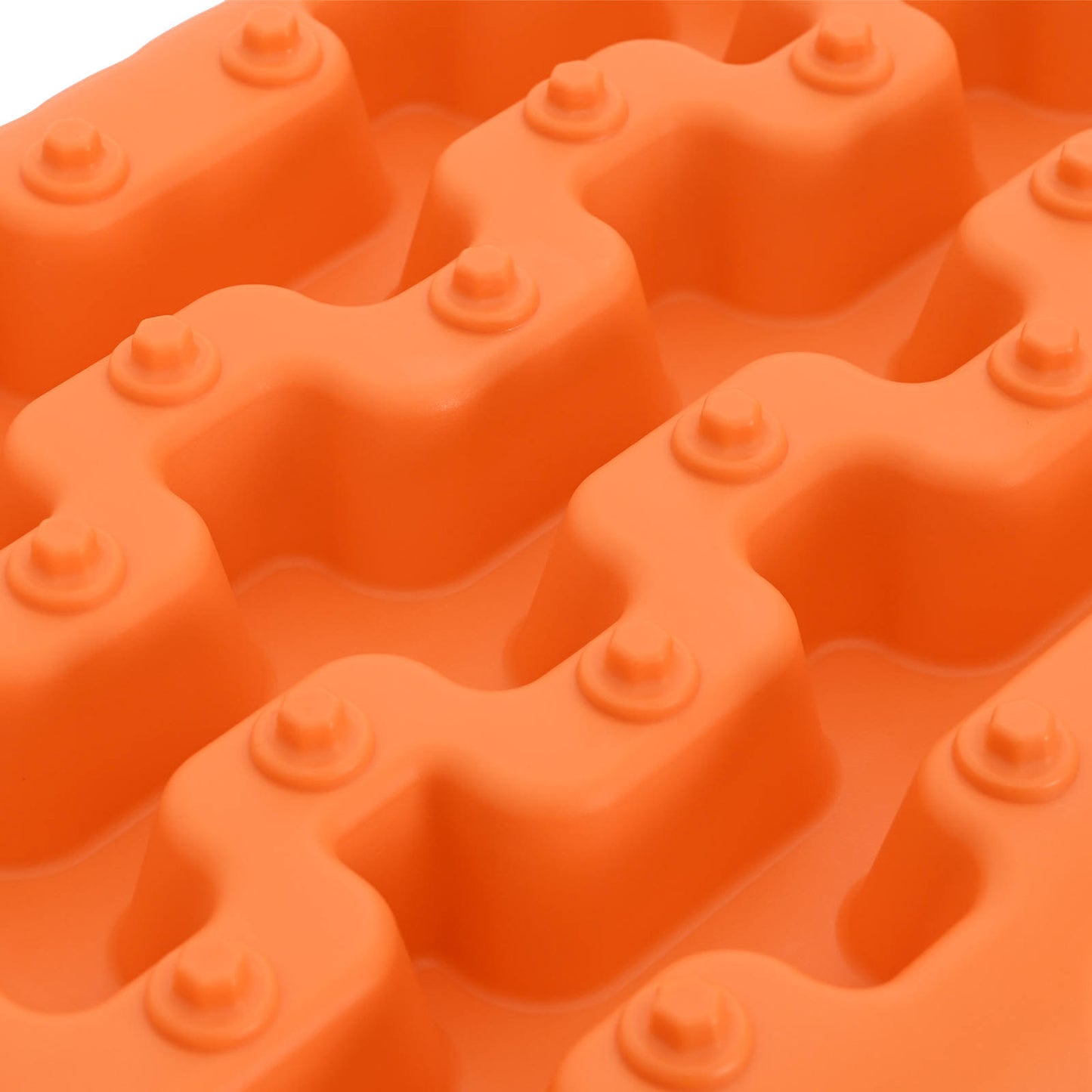 Traction Board 2 pcs Oransje 57,5x30,5x5,5 cm Forsterket nylon