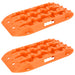 Traction Board 2 pcs Oransje 57,5x30,5x5,5 cm Forsterket nylon