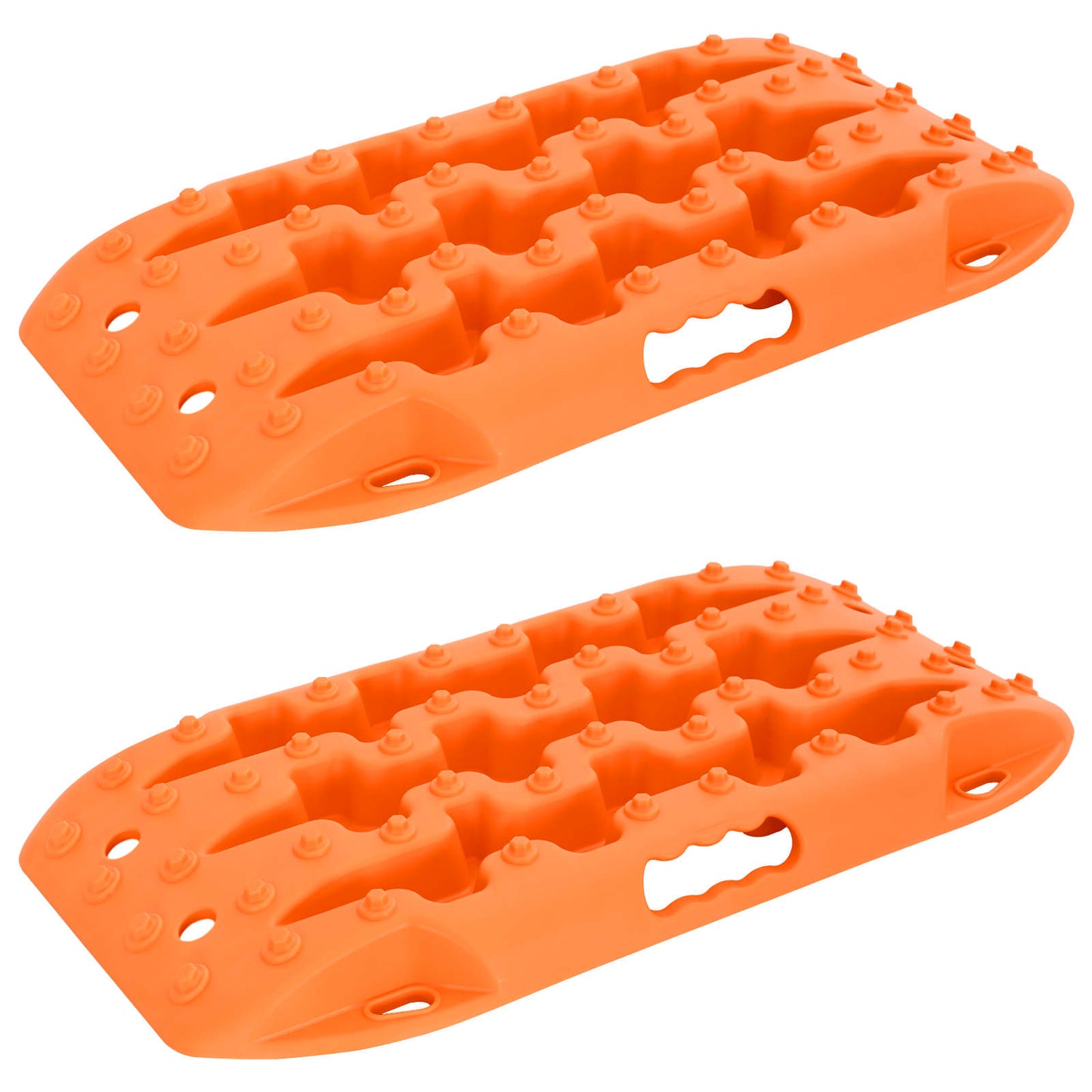 Traction Board 2 pcs Oransje 57,5x30,5x5,5 cm Forsterket nylon
