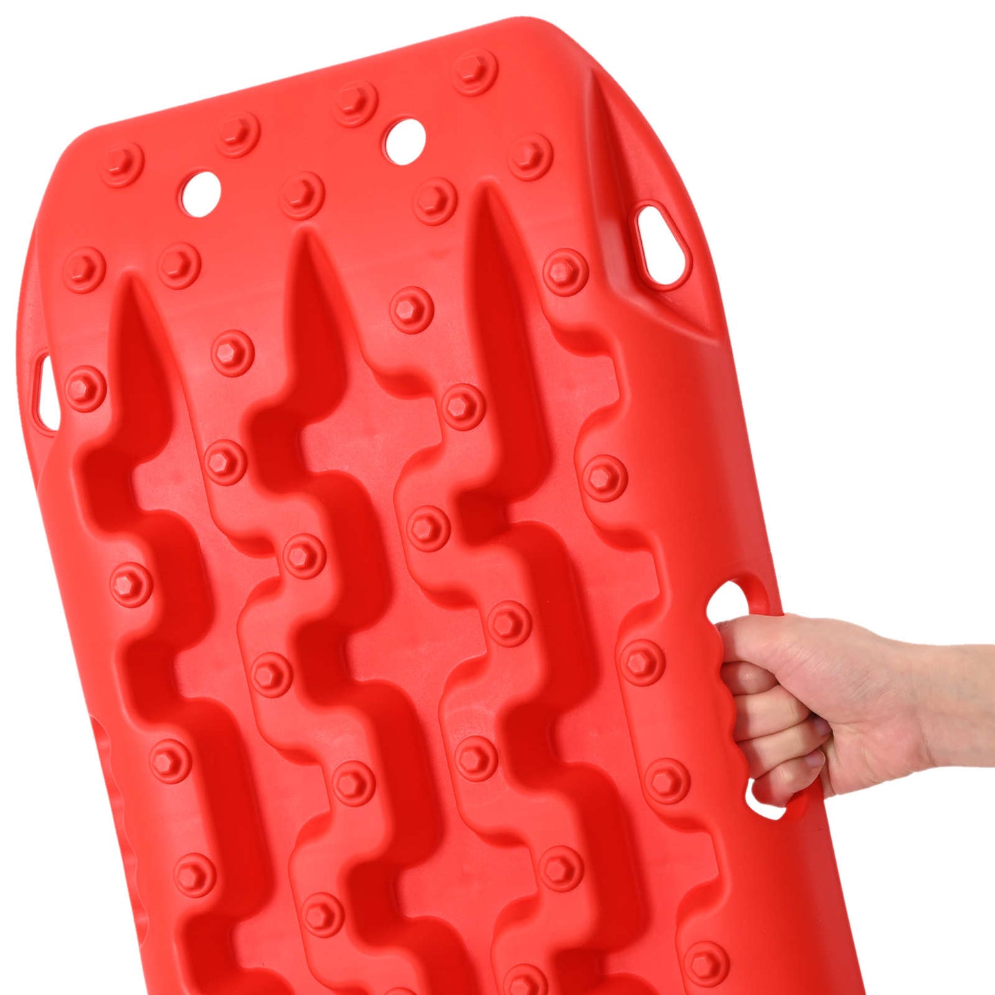 Traction Board 2 pcs Rød 57,5 x 30,5 x 5,5 cm Forsterket nylon
