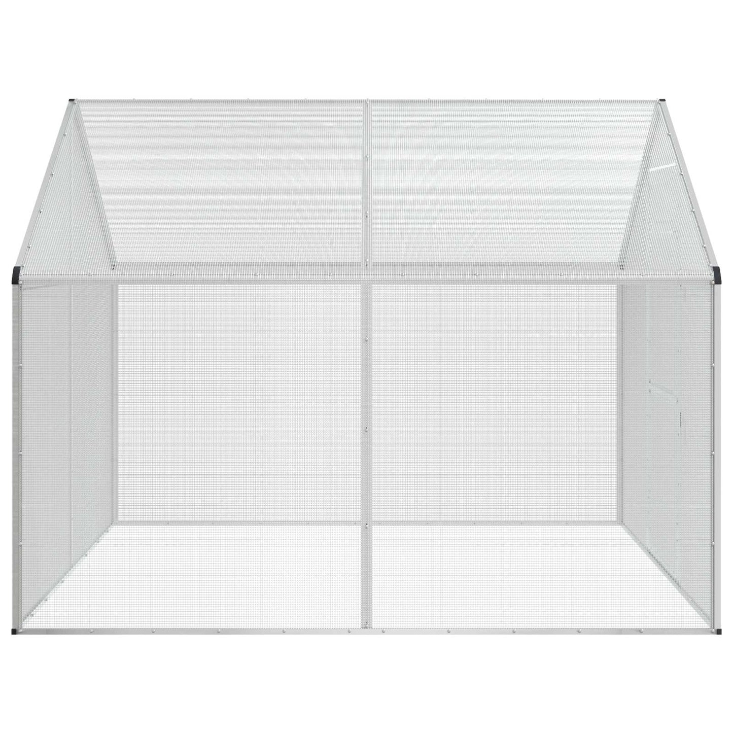 Fuglebur Sølv 181,5 x 221 x 173,5 cm Sveiset trådnett