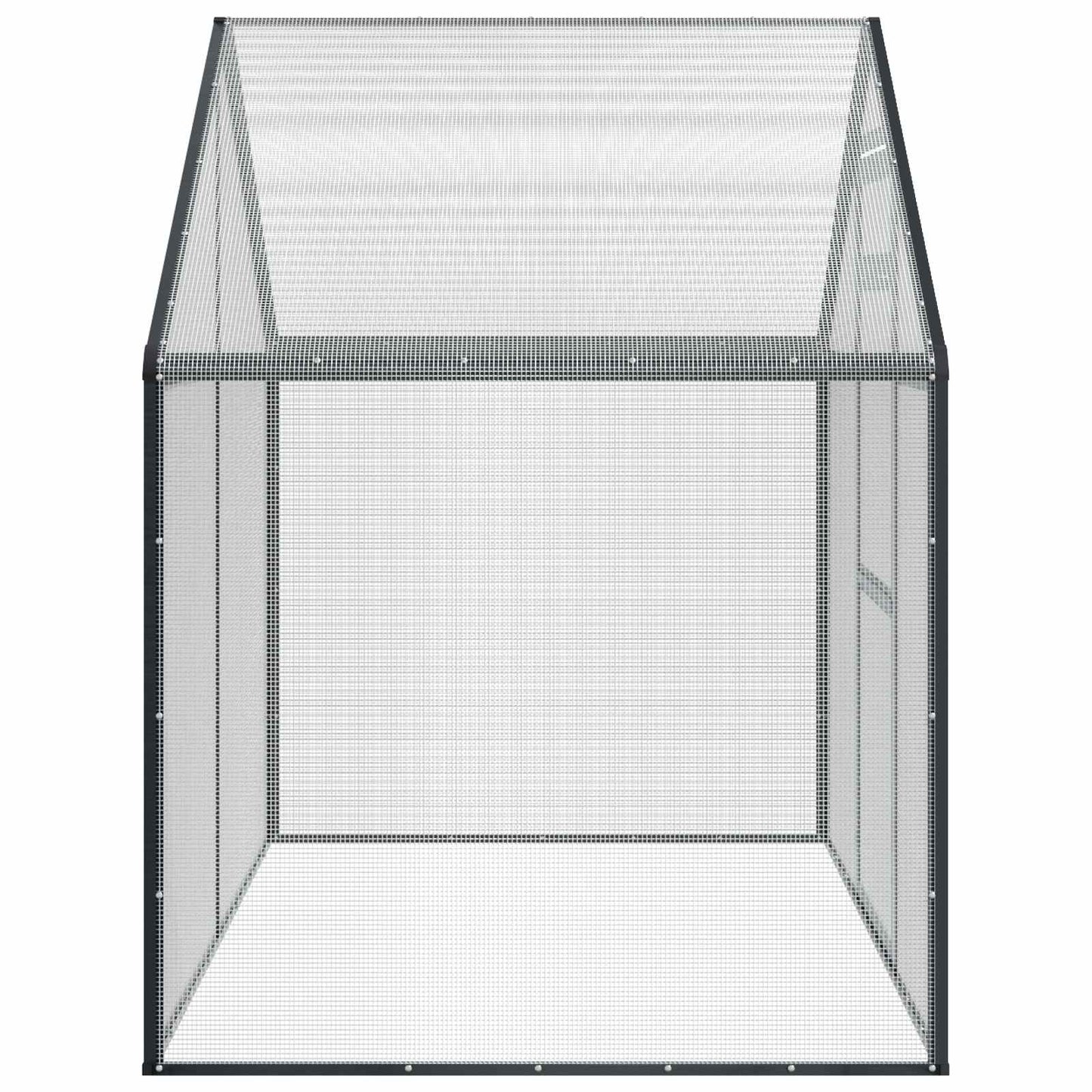 Fuglebur Antrasitt 181,5 x 110,5 x 173,5 cm Sveiset trådnett