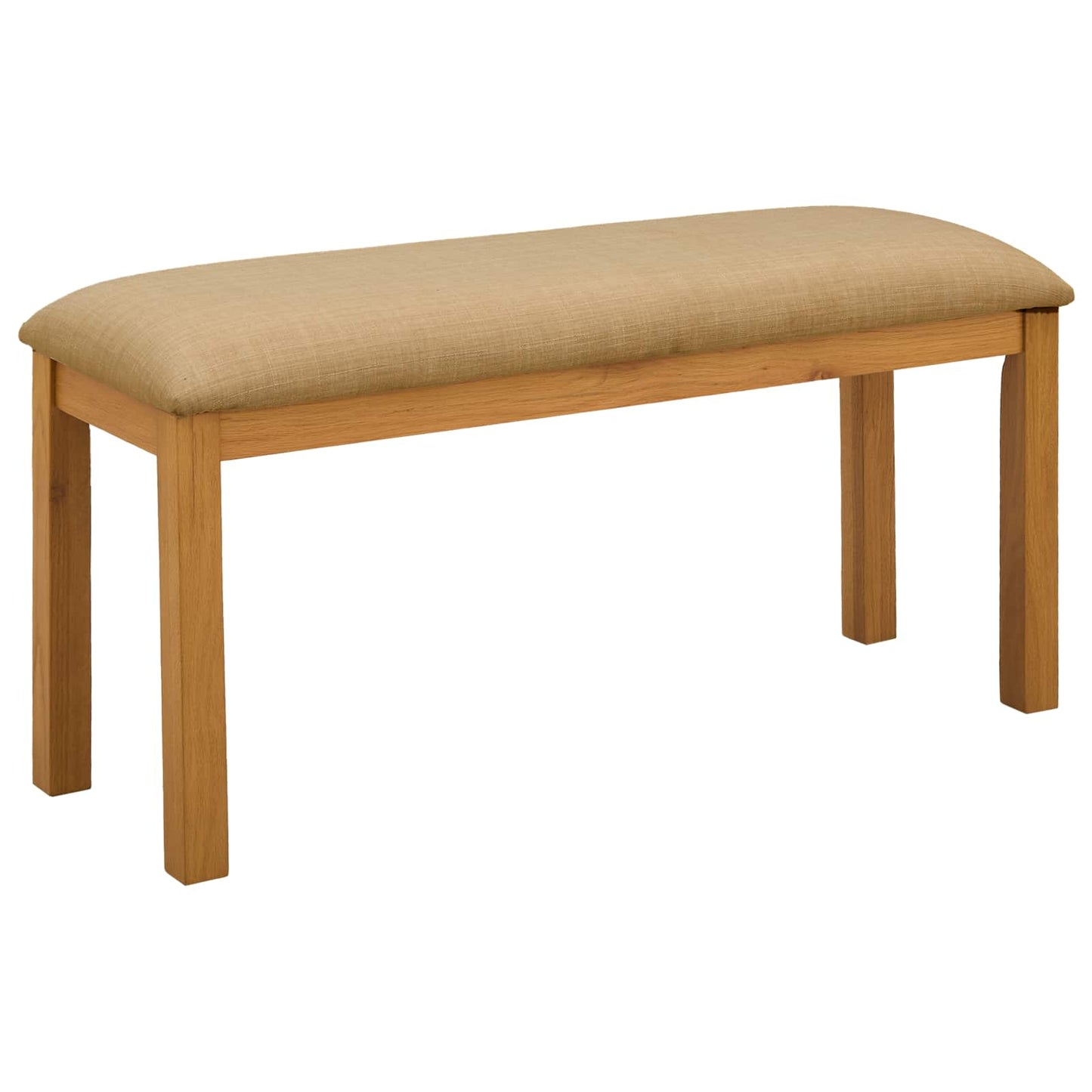 Spisestuesett 4 stk. Beige Massivt Eiketre
